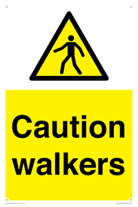 Caution walkers
